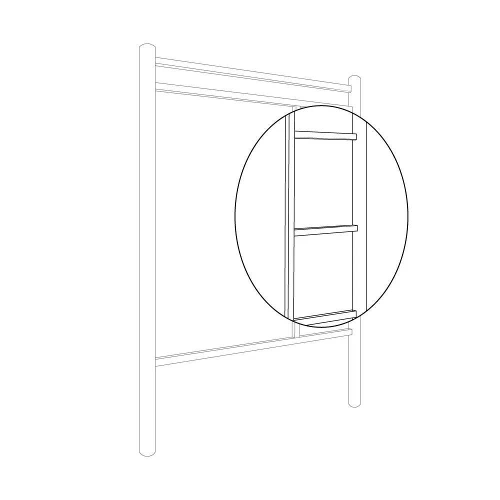 escalera metalica camarote