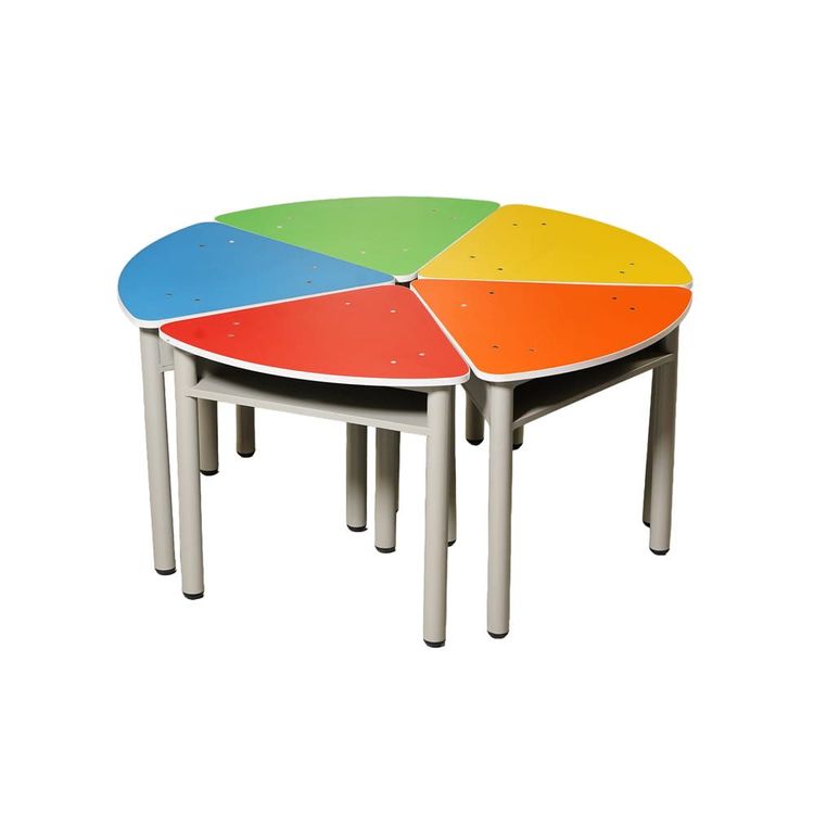 Mesas preescolar Triangulares Con sillas 2