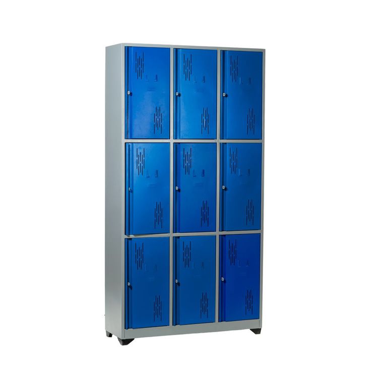 Locker Metálico 9 Puestos para Cascos 2