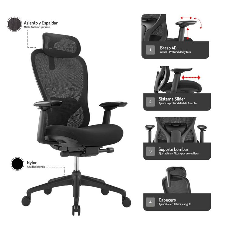Silla Gerencial Oslo Presidente 5
