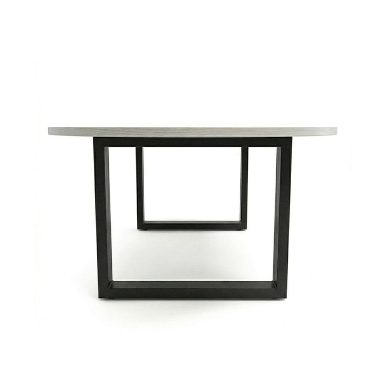 Set Mesa de Juntas Ovalada 8 Puestos + 8 Sillas Fija Atlanta 3