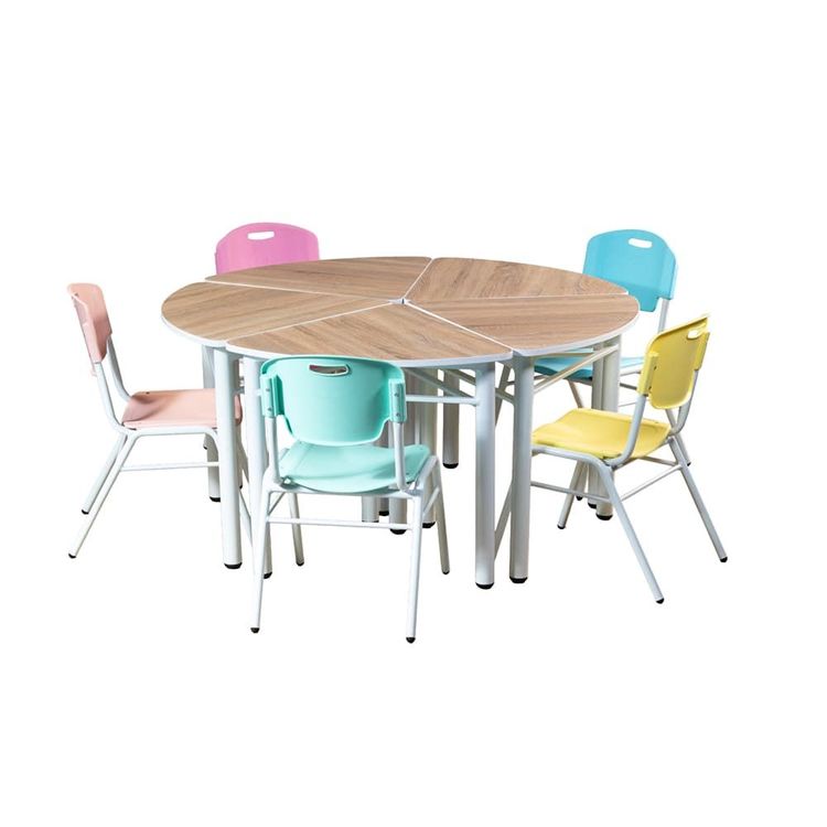 Mesas Infantiles Triangulares Con sillas