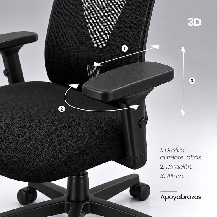 Silla de Escritorio Brasilia Cabecero Slider 6