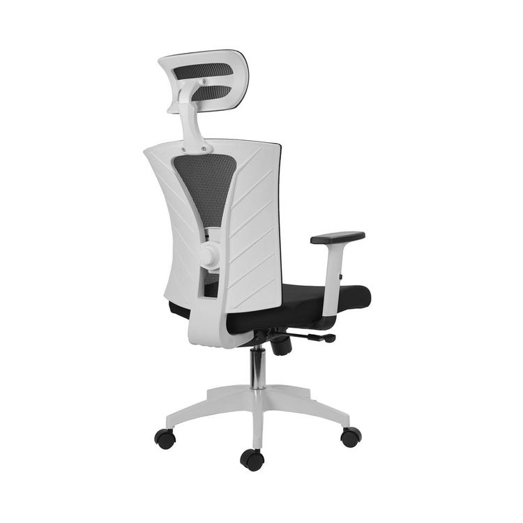 Silla de Escritorio Brasilia Marco Blanco Slider 1
