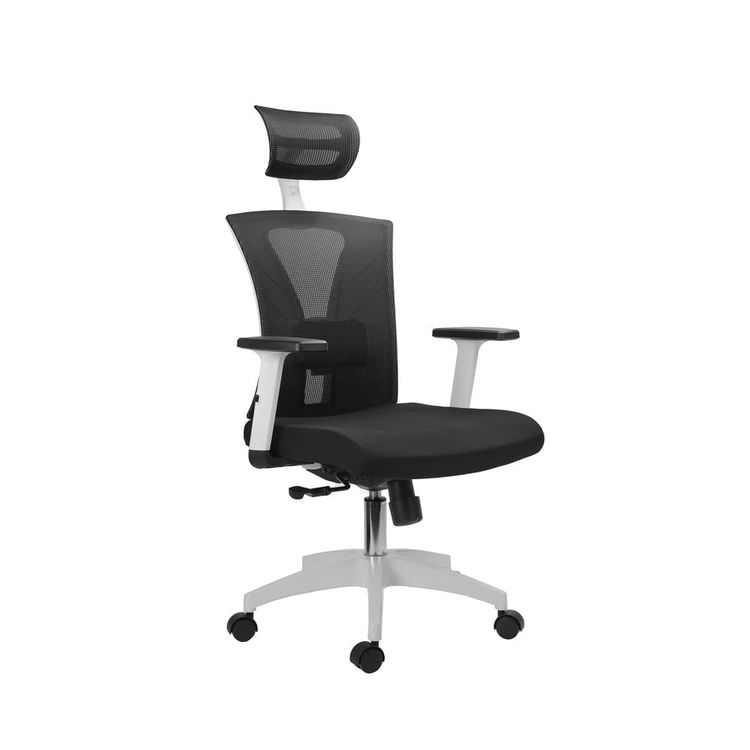 Silla de Escritorio Brasilia Marco Blanco Slider