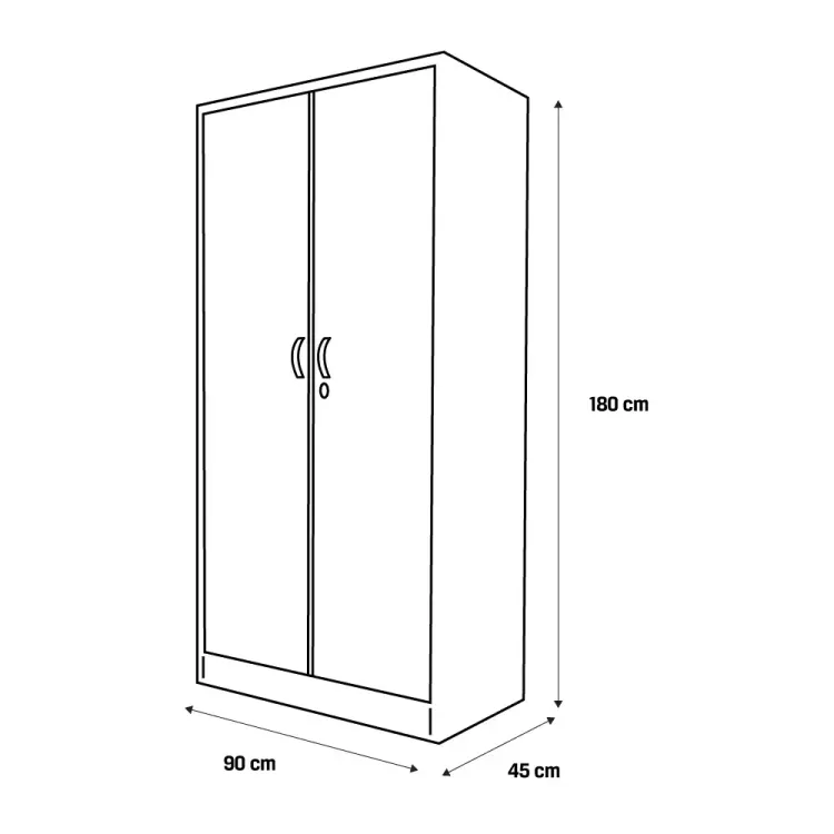 Armario Metálico Jade Blanco 3