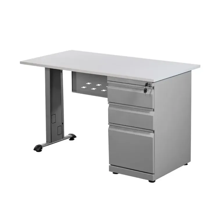 Escritorio de Oficina Gris 3