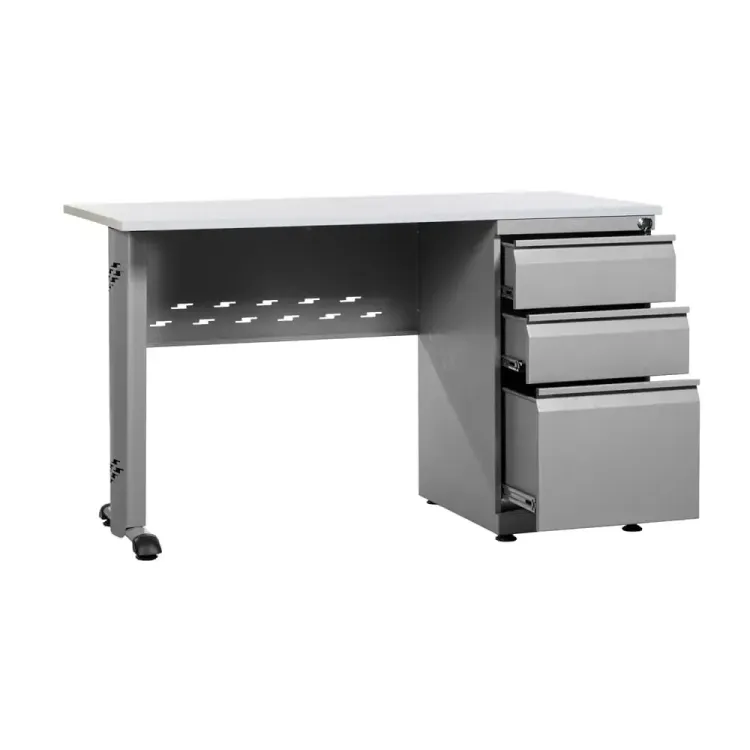 Escritorio de Oficina Gris 4