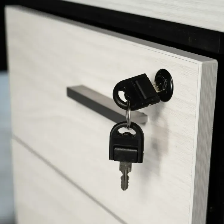 Escritorio en L Maka Negro 2