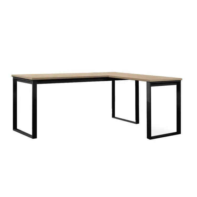 Escritorio Esquinero tipo C Sencillo Negro