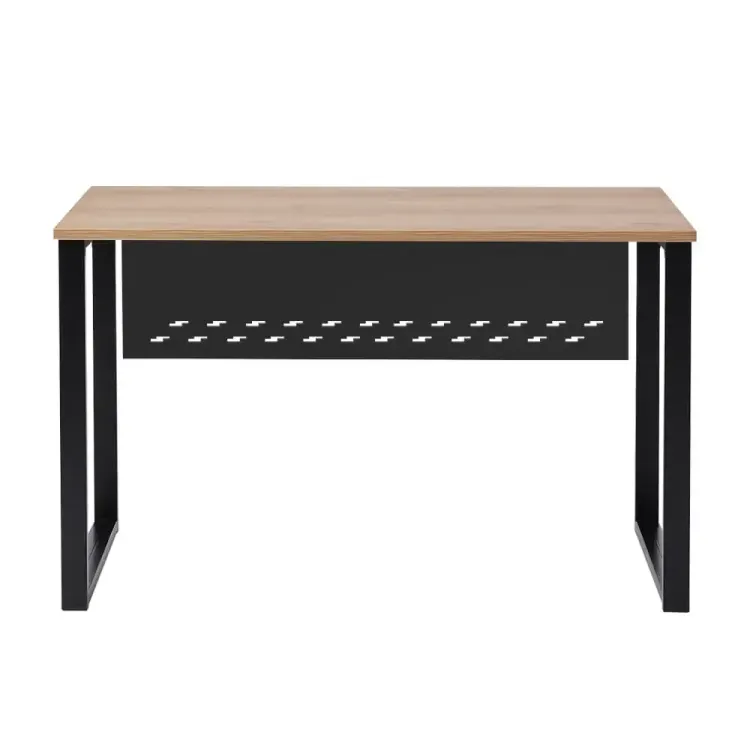 Escritorio Tipo C Sencillo con Faldón Negro