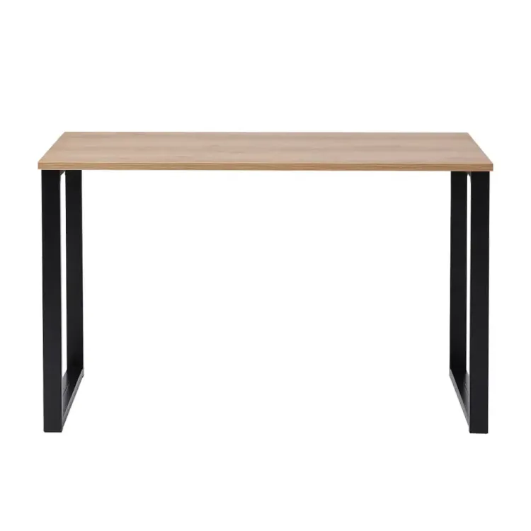 Escritorio Tipo C Sencillo Negro