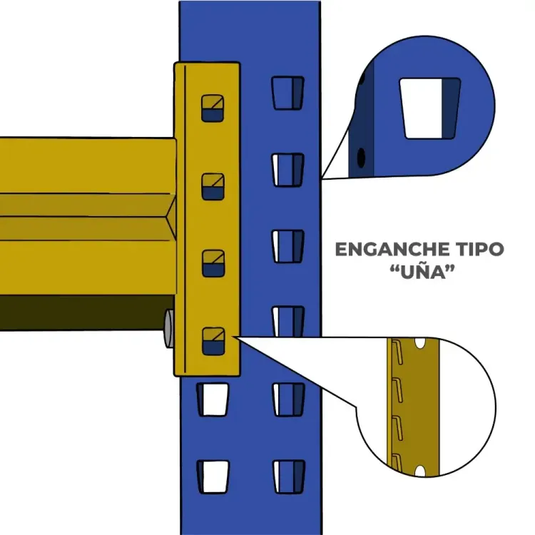 Estante Industrial 500kg 200X164X100 4