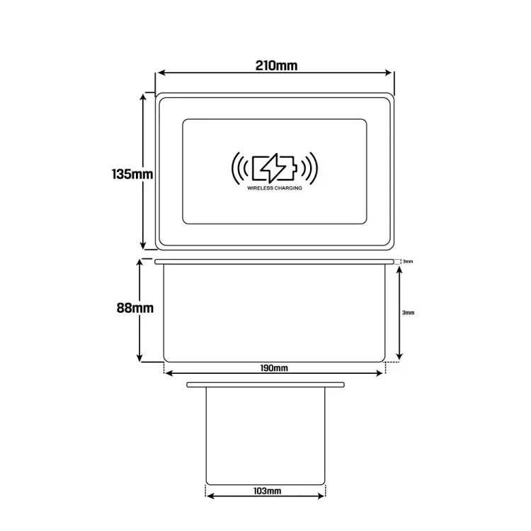 Grommet Plus / Cargador Inalámbrico Blanco 2