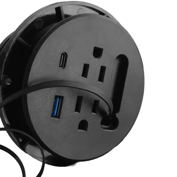 Grommet Redondo Cable Tipo C Retráctil 3