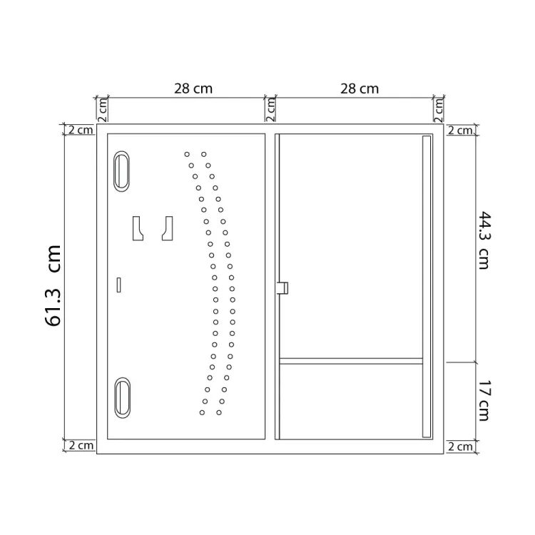 Locker Metálico 9 Puestos 200 cm 4