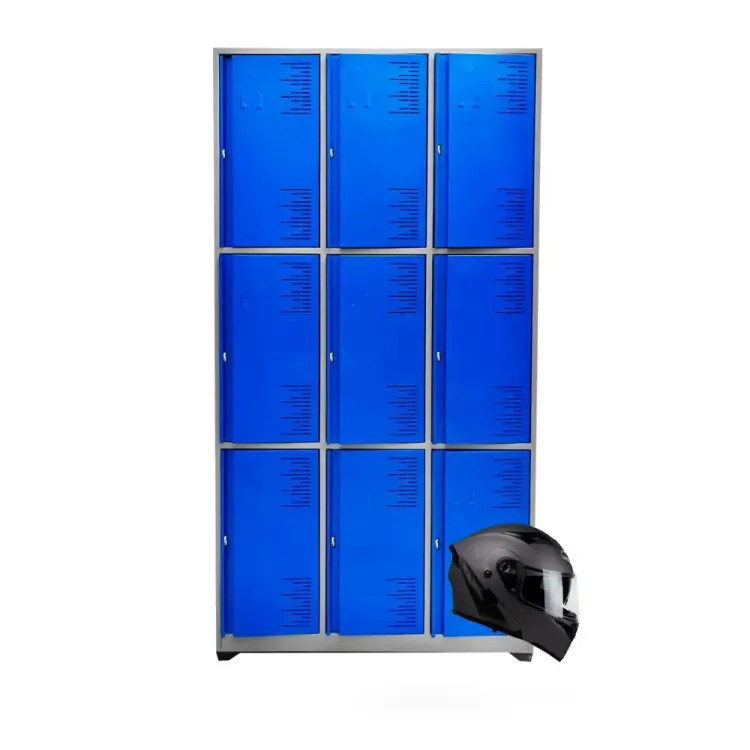 Locker Metálico 9 Puestos para Cascos