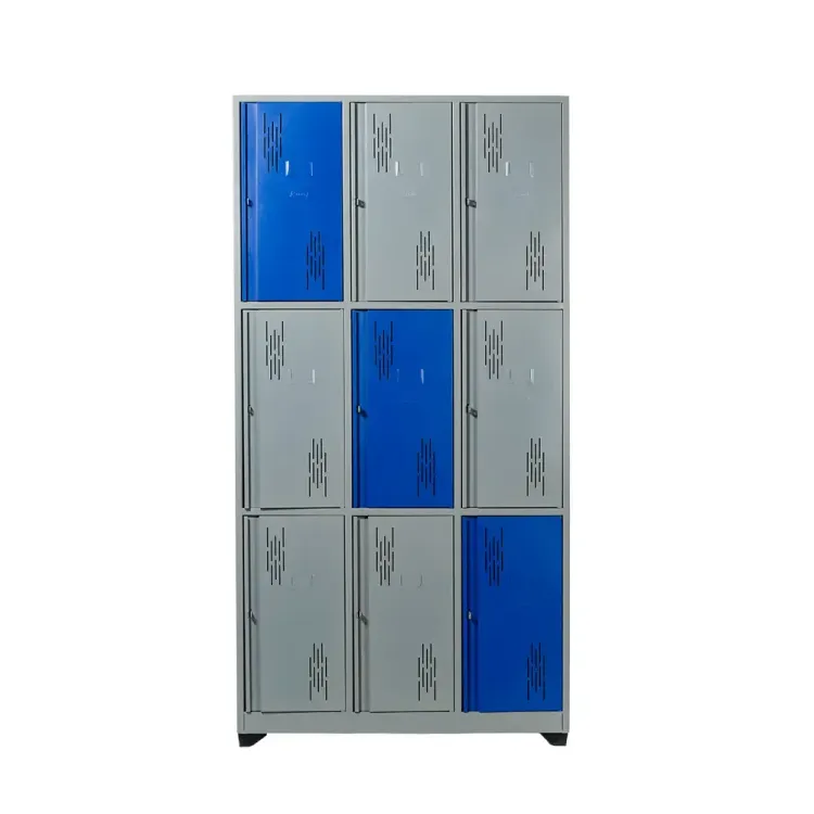 Locker Metálico 9 Puestos para Cascos 3