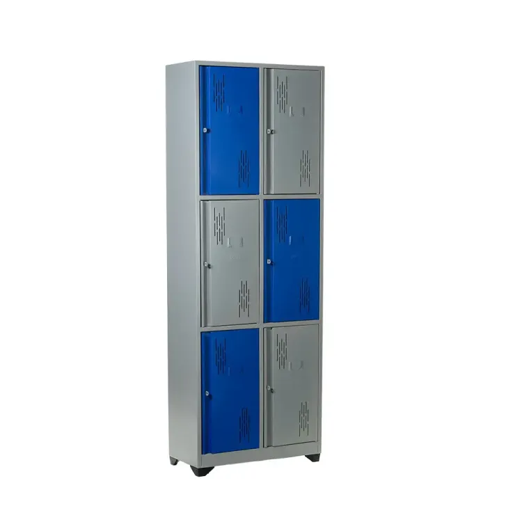 Locker Metálico Neo 6 Puestos Vertical 1