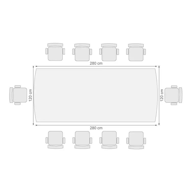 Mesa de Juntas Clerk 10 Puestos 2