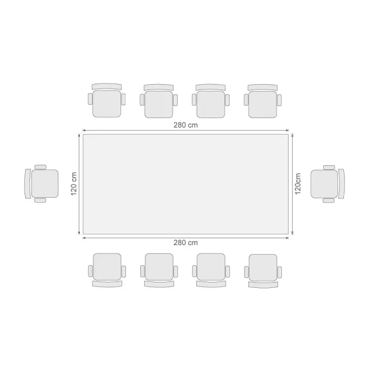 Mesa De Juntas Tipo C 10 Puestos 3