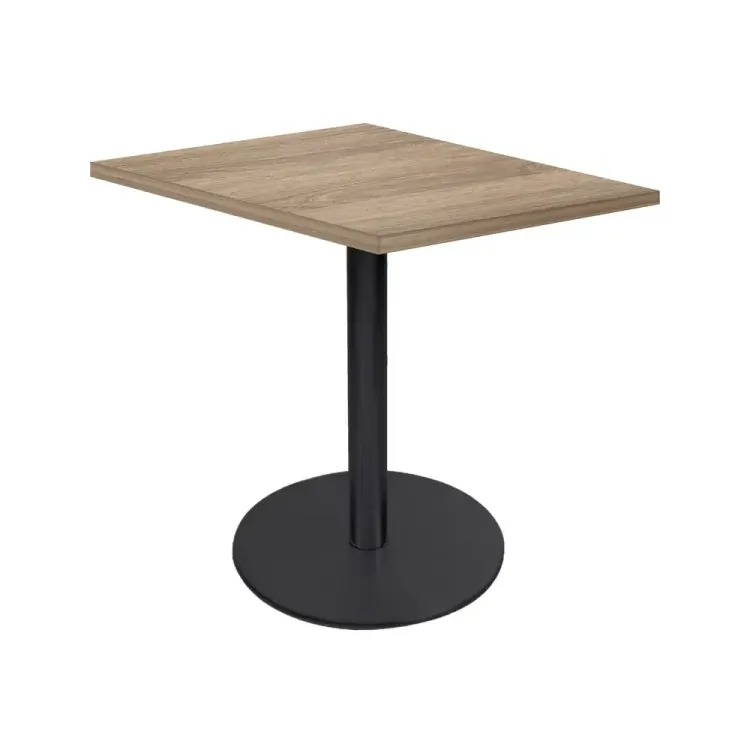 Mesa Delta Cuadrada Base Pintada