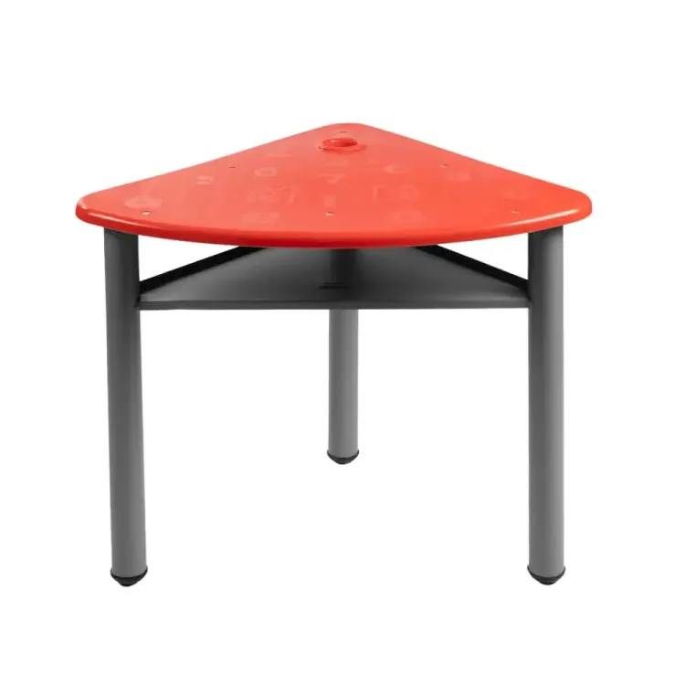 Mesa Infantil Kinder Triangular con Portalibro