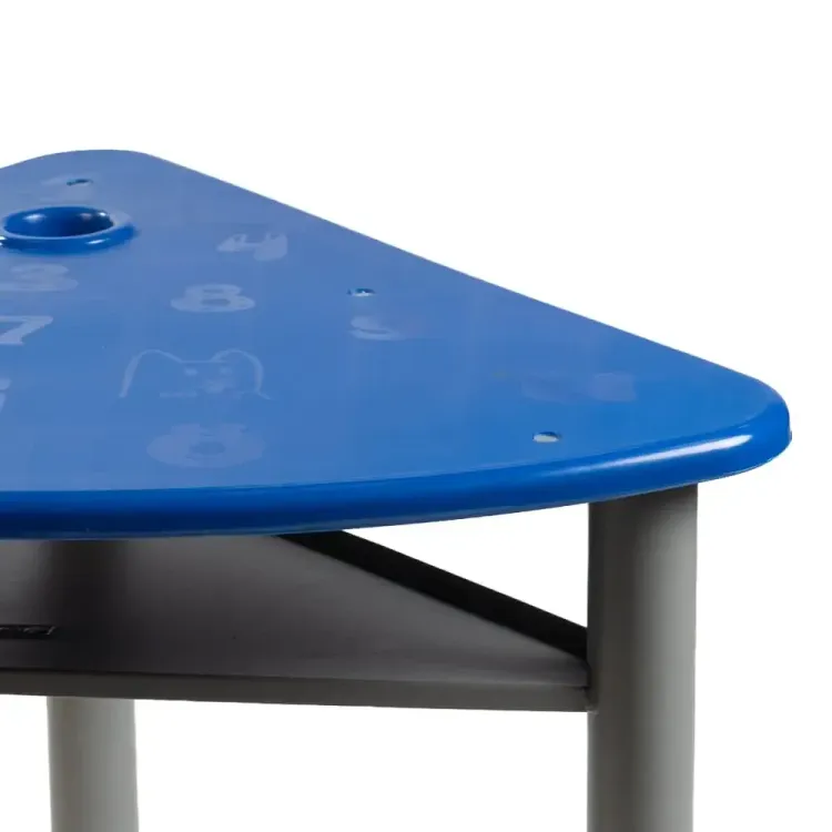 Mesa Infantil Kinder Triangular con Portalibro 2