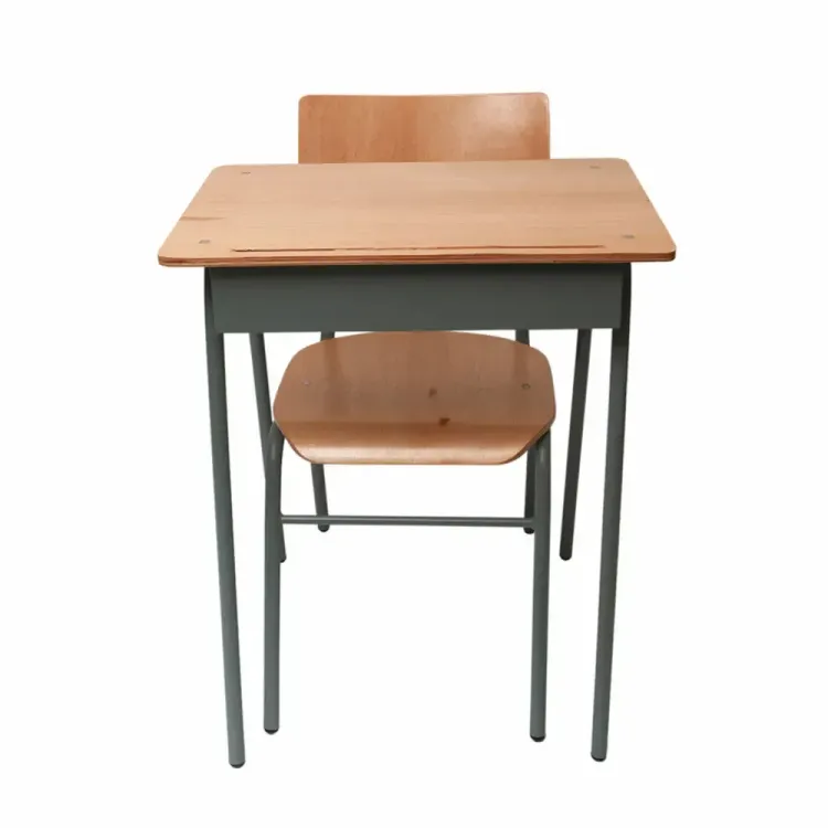 Pupitre Unipersonal en Madera con Silla