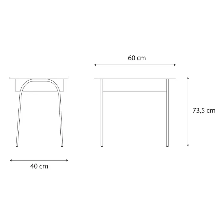 Pupitre Unipersonal Madera 3