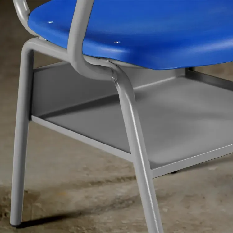 Silla de Colegio Secundaria Brazo Madera 3