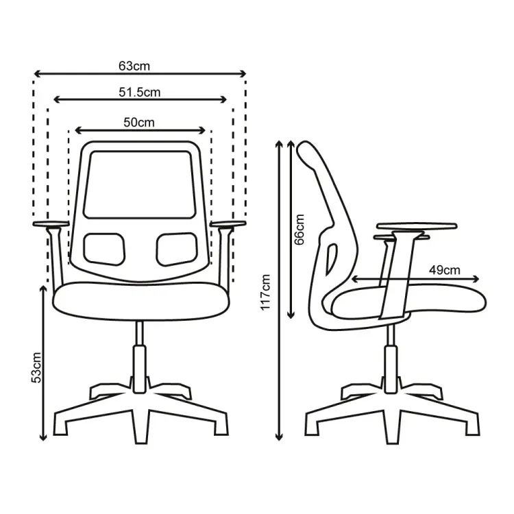 Silla de Escritorio Bremen Alta 5