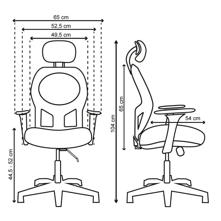Silla de Escritorio Cairo Presidente 4