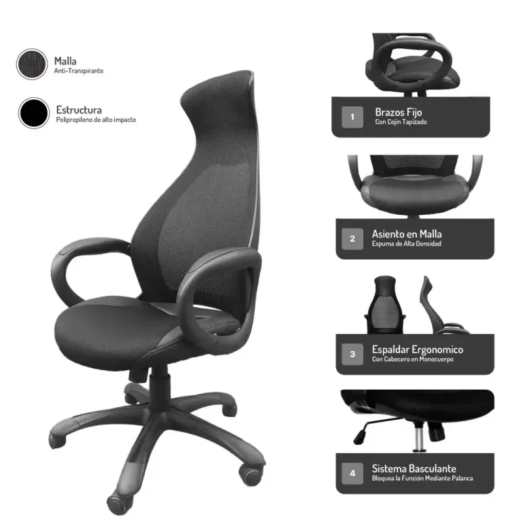 Silla de Escritorio Daytona 5