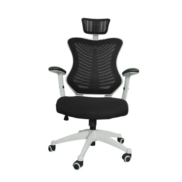 Silla de Escritorio Rumania Marco Blanco 3