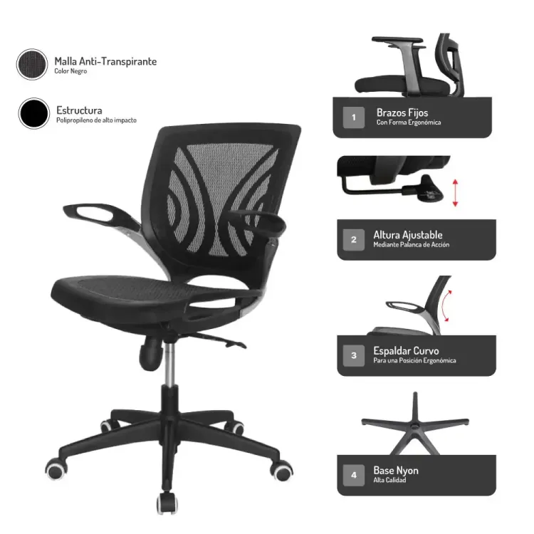 Silla de Escritorio Tibet 4