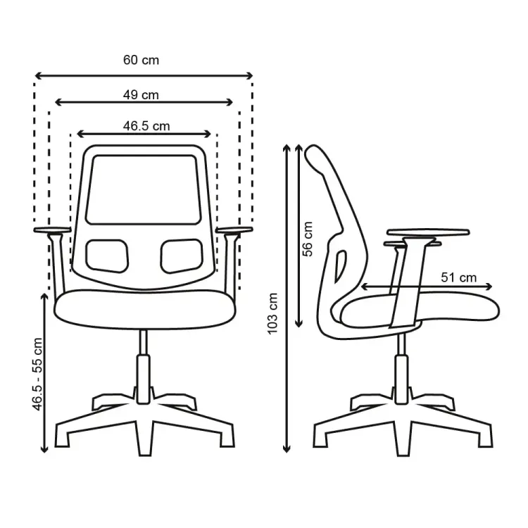 Silla de Oficina Lourdes 2