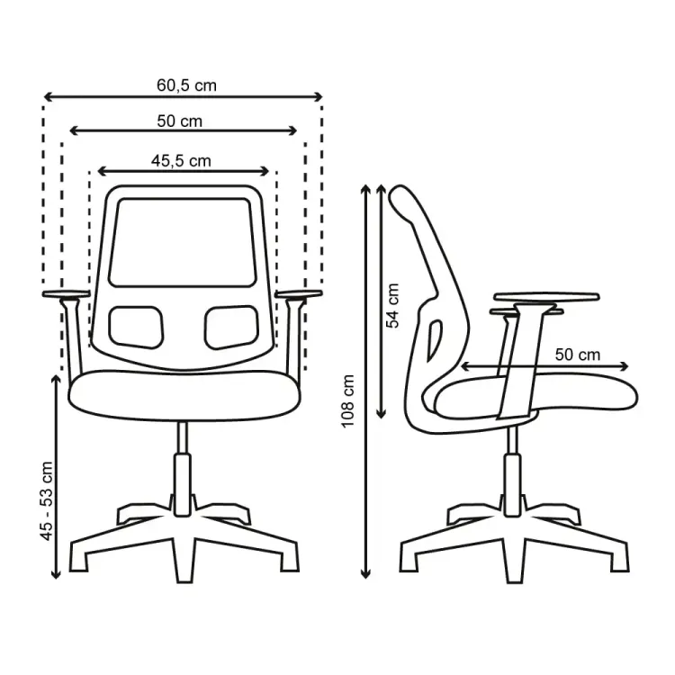 Silla Ejecutiva Montecarlo Gris 3