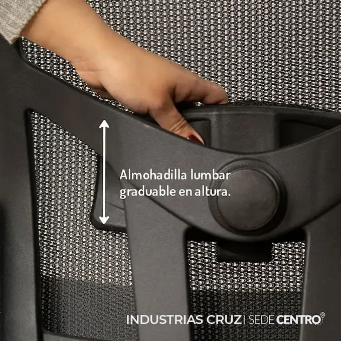 Silla de Escritorio Nairobi con Cabecero Cromo 2