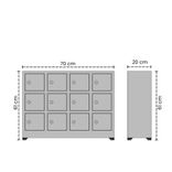 Locker para Celulares 12 Compartimientos 2