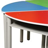Mesas preescolar Triangulares Con sillas 3