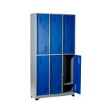 Locker Metálico 6 Puestos Horizontal 1