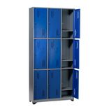 Locker Metálico 9 Puestos 200 cm 1