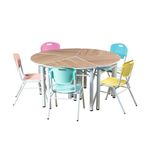 Mesas Infantiles Triangulares Con sillas