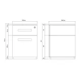 Cajonera Metálica Mint Blanca 2