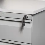 Escritorio de Oficina Gris 2