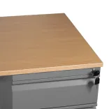 Escritorio de Oficina Gris Madera 3