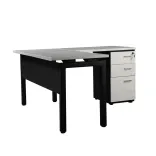 Escritorio en L Maka Negro 1