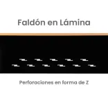 Escritorio Esquinero tipo C Sencillo con Faldón Negro 2