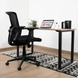 Escritorio Tipo C Sencillo Blanco 1